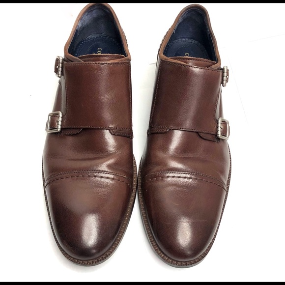 men's cole haan monk strap shoes